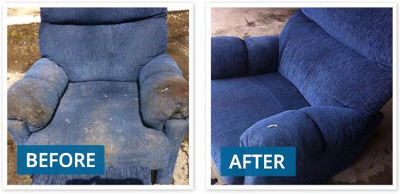 Before and After Couch